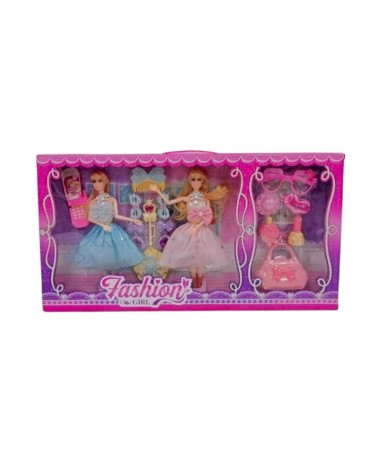Σετ κούκλες με αξεσουάρ ομορφιάς - 860E