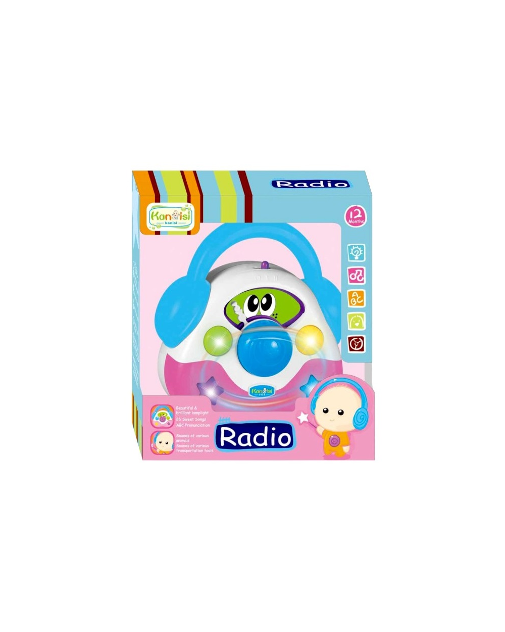 Βρεφικό εκπαιδευτικό ραδιοφωνάκι - HY655-E