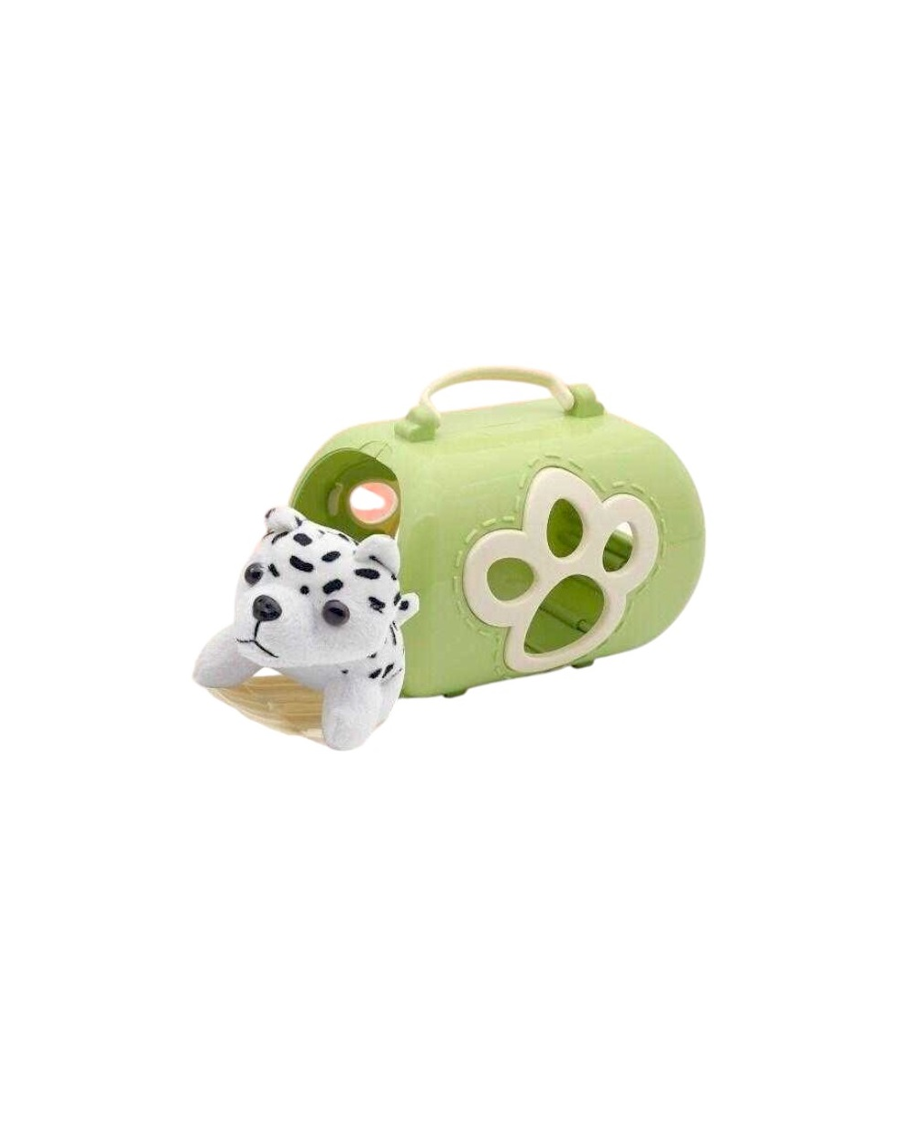 Λούτρινο σκυλάκι με τσάντα μεταφοράς και αξεσουάρ - 2F626-G