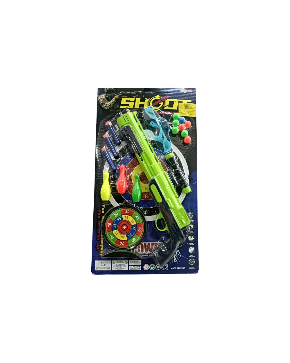 Παιδικό όπλο στόχου με μαλακές σφαίρες - Soft Gun - 579-73