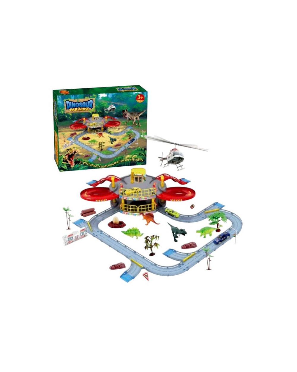 Πίστα αυτοκινητόδρομος - Parking - Dinosaur - T320-A