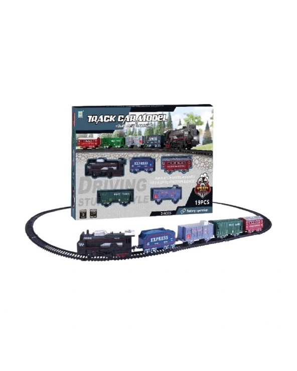 Σετ κλασσικό τρενάκι με ράγες - 2215-3