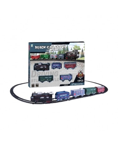 Σετ κλασσικό τρενάκι με ράγες - 2215-3