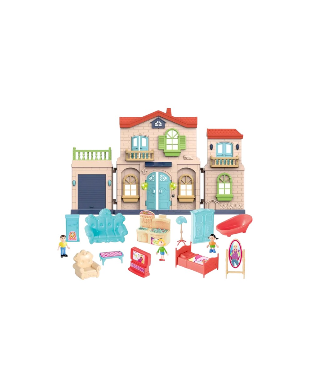 Κουκλόσπιτο με αξεσουάρ - 1379