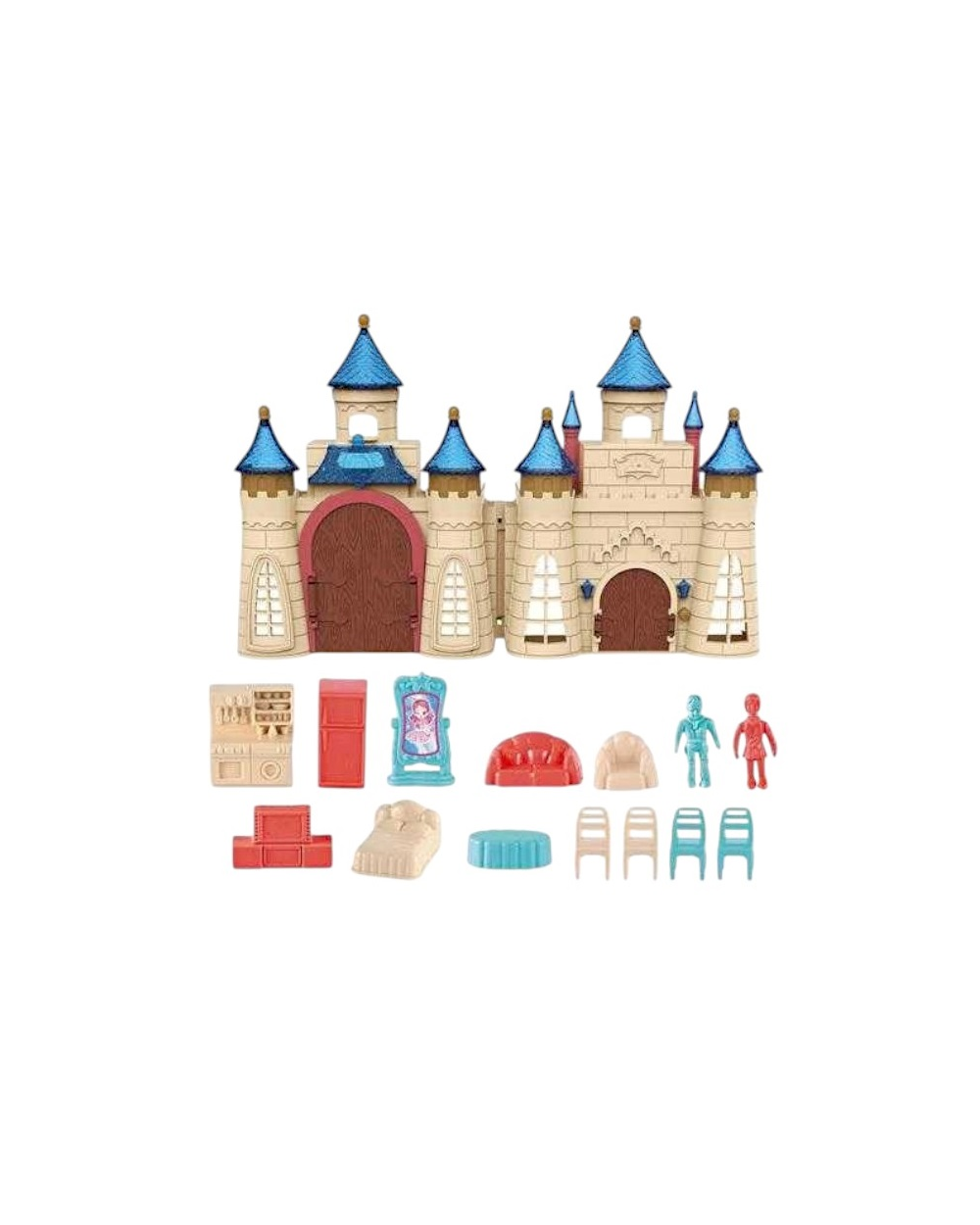 Mini κάστρο πριγκίπισσας με αξεσουάρ - 1382