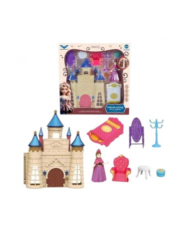 Mini κάστρο πριγκίπισσας με αξεσουάρ - 1384