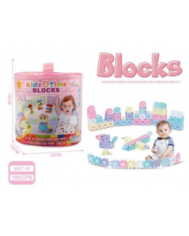 Σετ τουβλάκια κατασκευών DIY - 180pcs - 8627-10