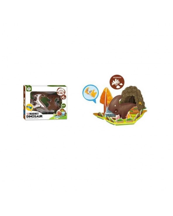Παιχνίδι κατασκευής με μαγνήτες - Dinosaur - HD392A-1