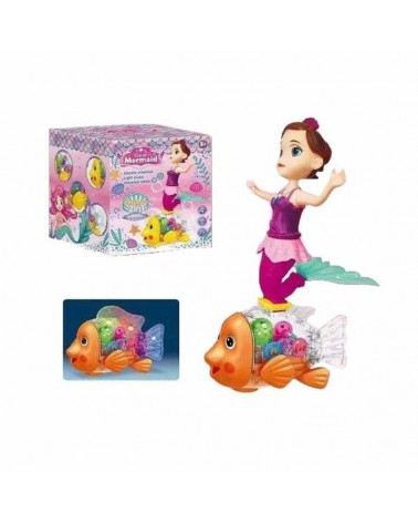 Ηλεκτρονικό ψαράκι με γοργόνα - qf05-5