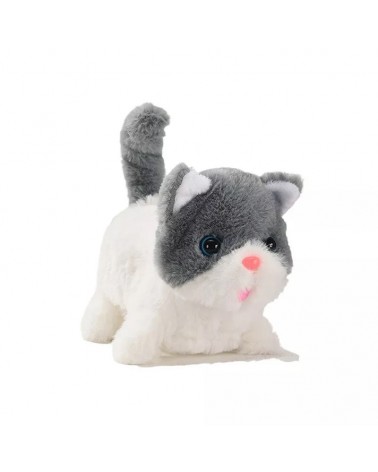 Λούτρινο γατάκι με κίνηση και ήχο - YQ69-2