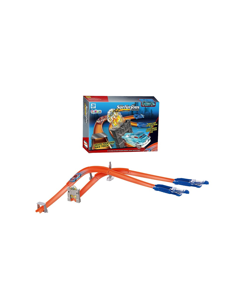 Αυτοκινητόδρομος πίστα με εκτοξευτή - 9988-33