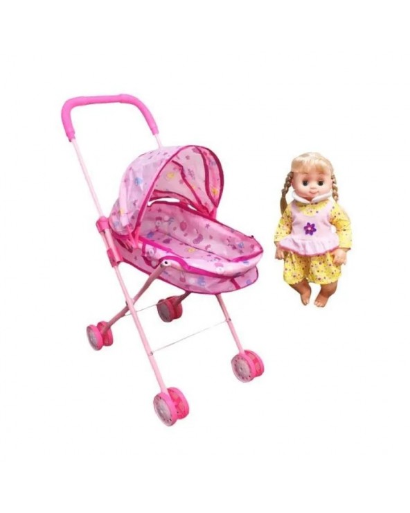 Παιδικό καροτσάκι μωρού με κούκλα - DY777-8 16