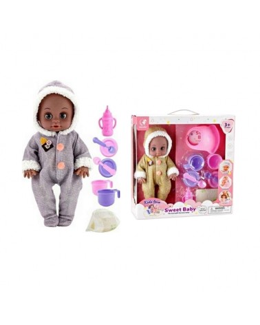 Κούκλα μωρό με αξεσουάρ φροντίδας - WD2368AB31CM