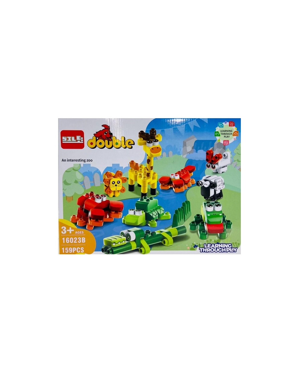 Σετ κατασκευών DIY με τουβλάκια - Ζωάκια - 16023B159