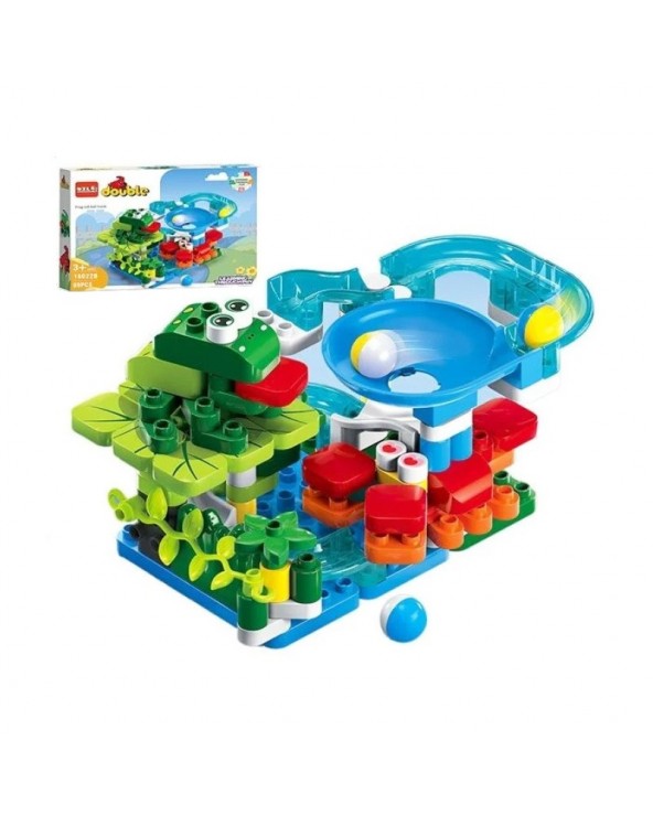 Σετ τσουλήθρα DIY με τουβλάκια - 16022B99