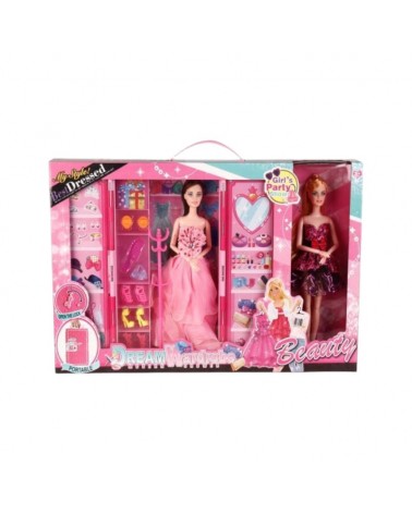 Σετ κούκλες με αξεσουάρ ομορφιάς - DSJ938-2 - 308342D