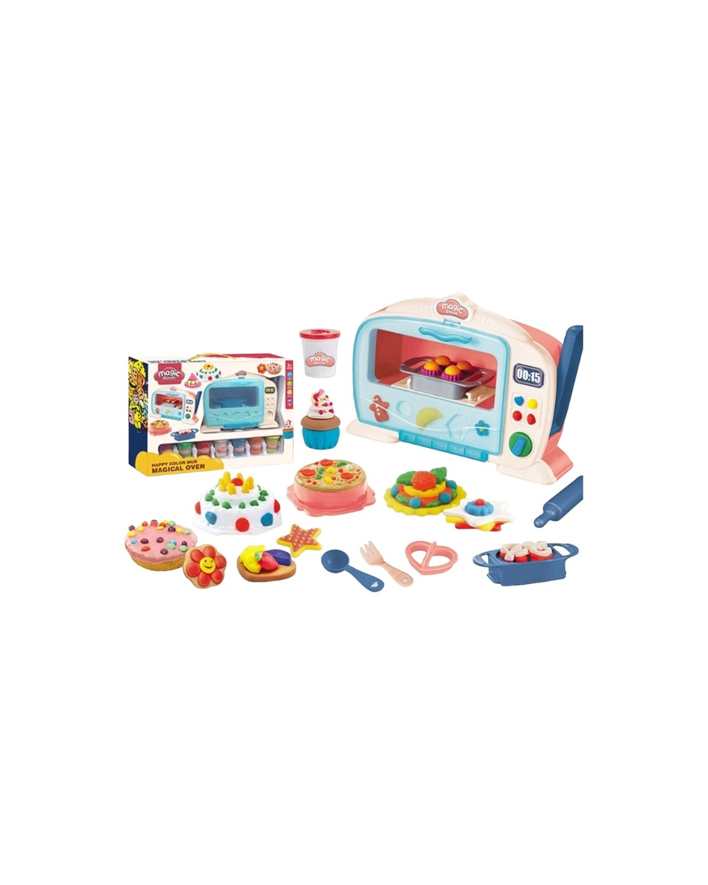 Σετ μαγειρικής με πλαστελίνη και φούρνο μικροκυμάτων - 8080