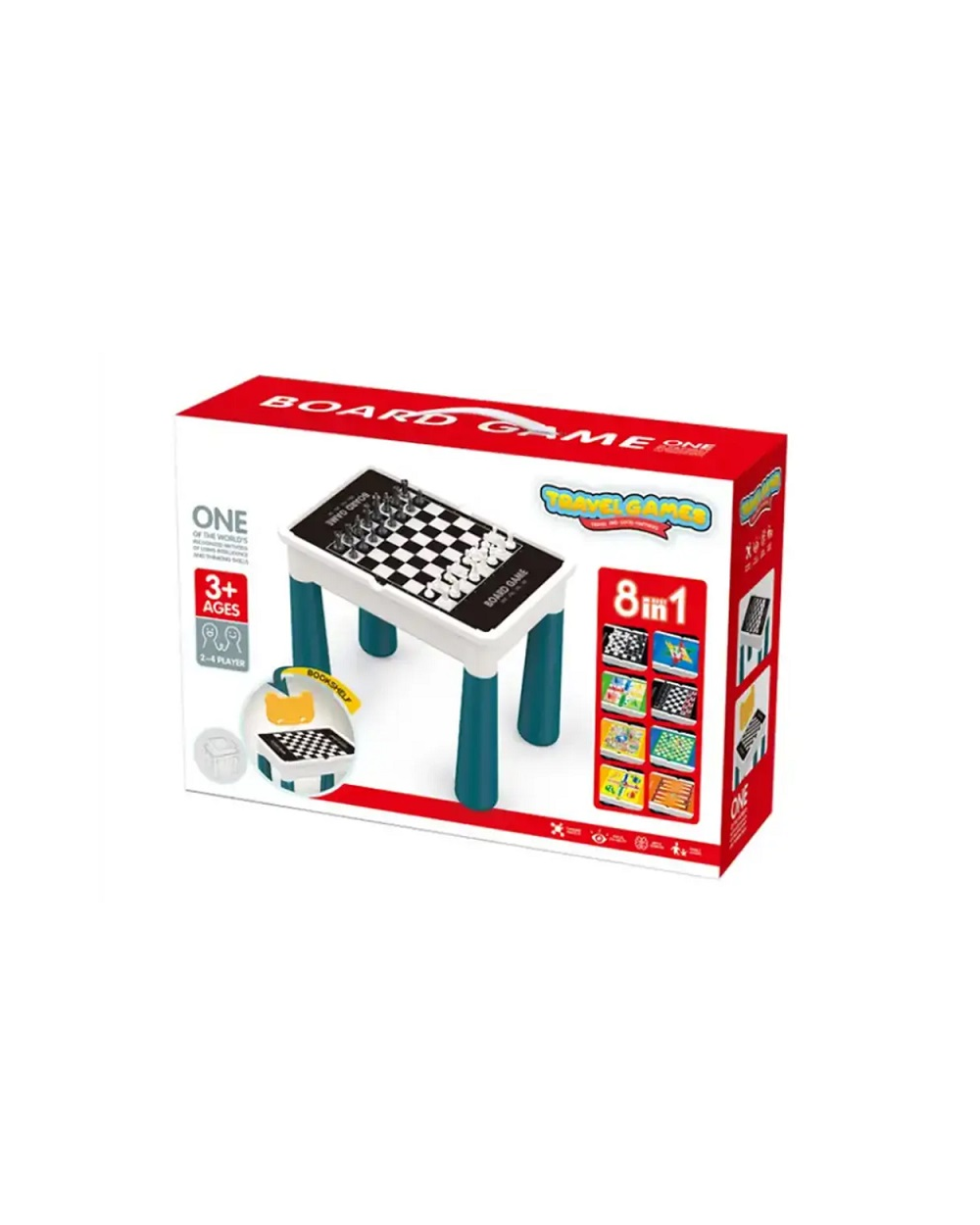 Επιτραπέζιο παιχνίδι με πάγκο 8in1 - JF378-84A8