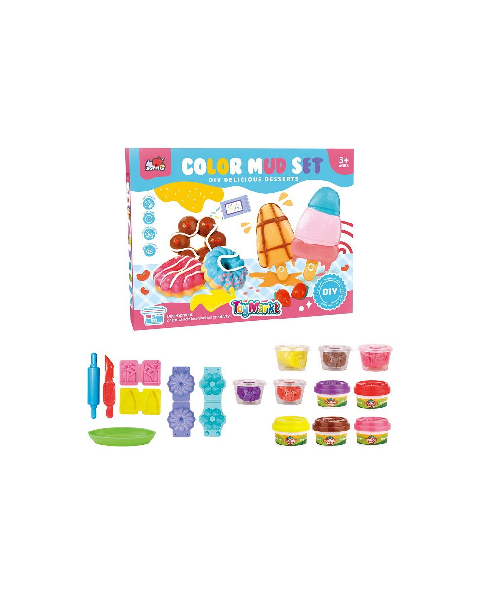 Σετ κατασκευών DIY με πλαστελίνη - Candies - 20g - 5838-135A