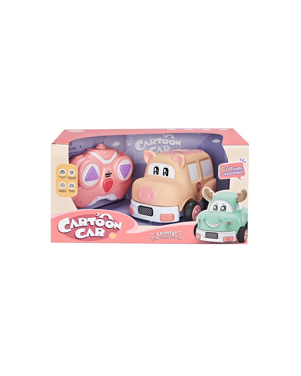 Τηλεκατευθυνόμενο παιδικό όχημα - Cartoon Car - 815-3C
