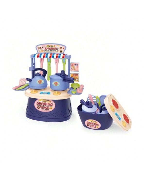 Σετ βαλιτσάκι-πάγκος μαγειρικής με αξεσουάρ - 1077-4