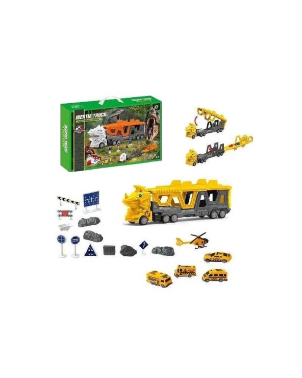 Παιδικό όχημα-αυτοκινητόδρομος με αξεσουάρ - Dinosaur - 720-B