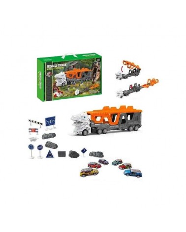 Παιδικό όχημα-αυτοκινητόδρομος με αξεσουάρ - Dinosaur - 715-C