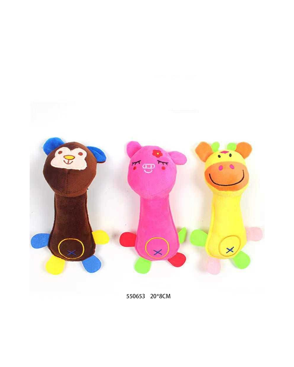 Λούτρινο ζωάκι βρεφικό - 20x8cm - 12pcs