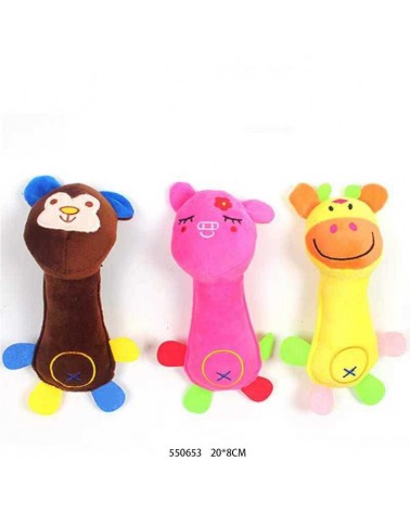 Λούτρινο ζωάκι βρεφικό - 20x8cm - 12pcs