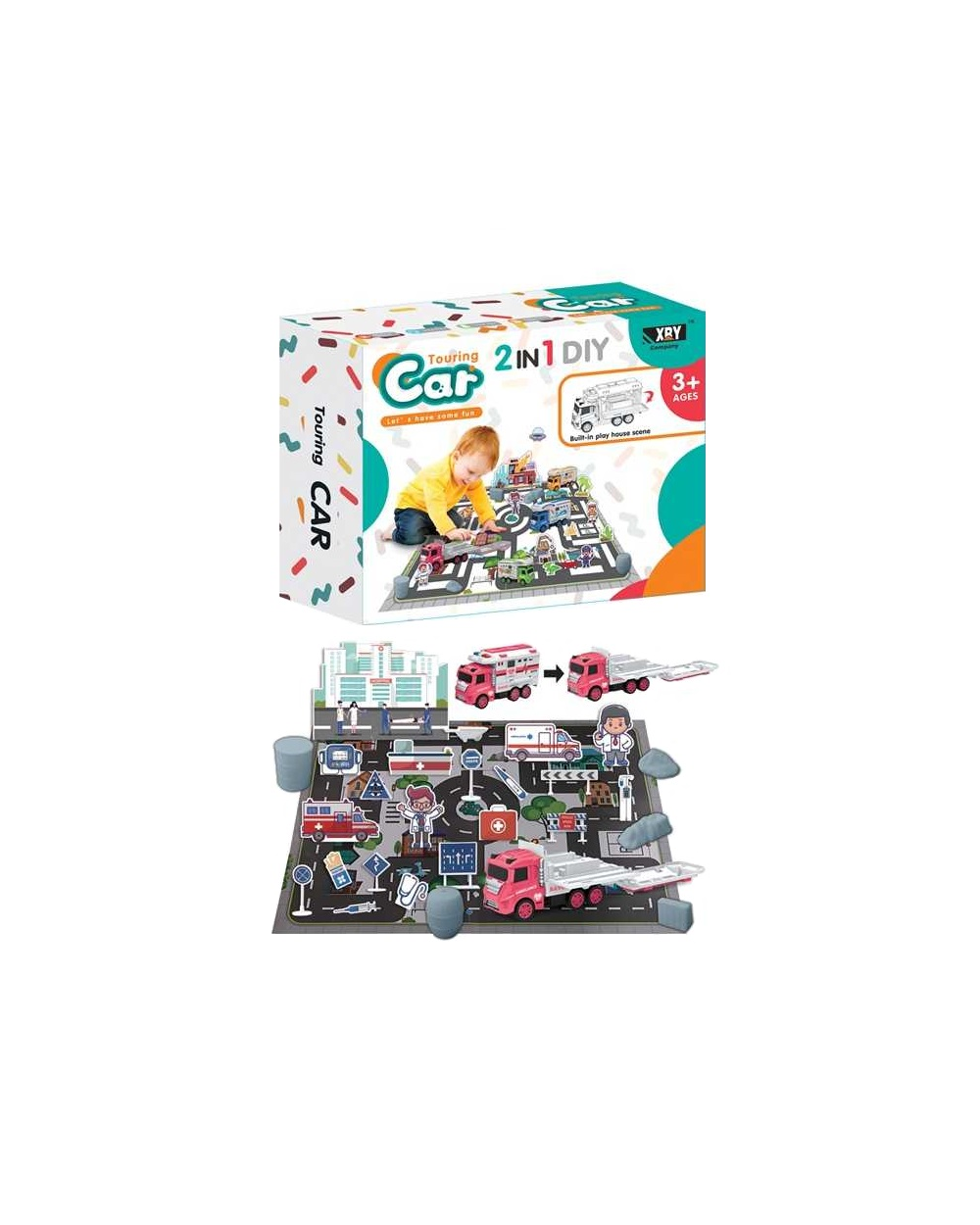 Σετ αυτοκινητόδρομος με αξεσουάρ - 2767