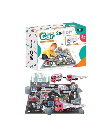 Σετ αυτοκινητόδρομος με αξεσουάρ - 2767