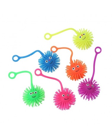 Παιχνίδι μπαλάκι σιλικόνης με φωτισμό - Puffer Ball - 15pcs