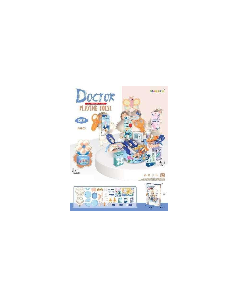 Σετ βαλιτσάκι ιατρικής - 9623 - 40pcs