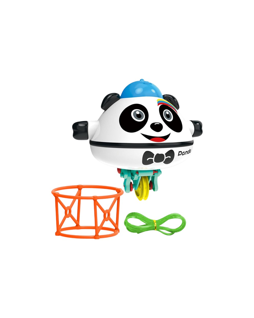 Παιχνίδι Panda με ρόδα και ράγα κίνησης - 808-5P1