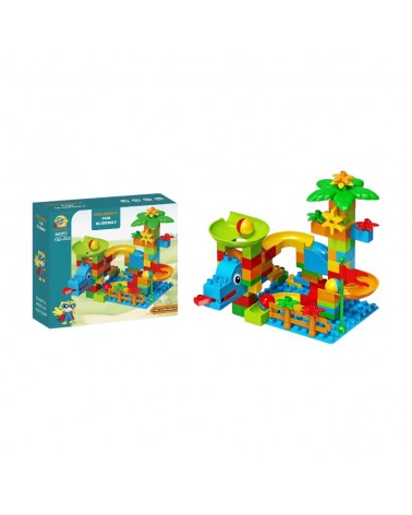 Σετ τσουλήθρα DIY με τουβλάκια - MC851 - 102pcs