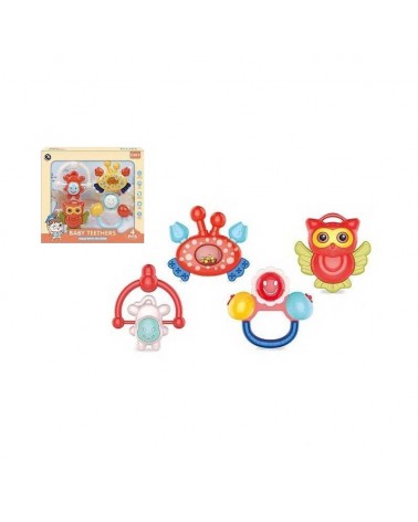 Σετ βρεφικές κουδουνίστρες &amp;amp; μασητικά – BM5600-14 - 4pcs