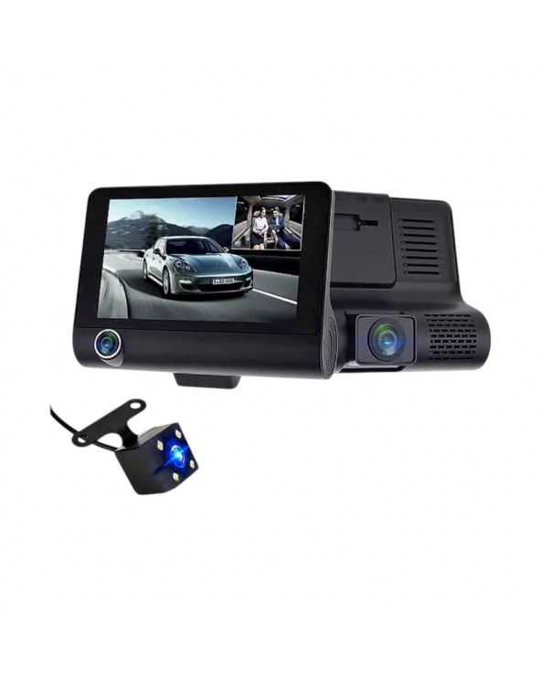 Καταγραφικό αυτοκινήτου με 3 κάμερες - FO-42 - 4"