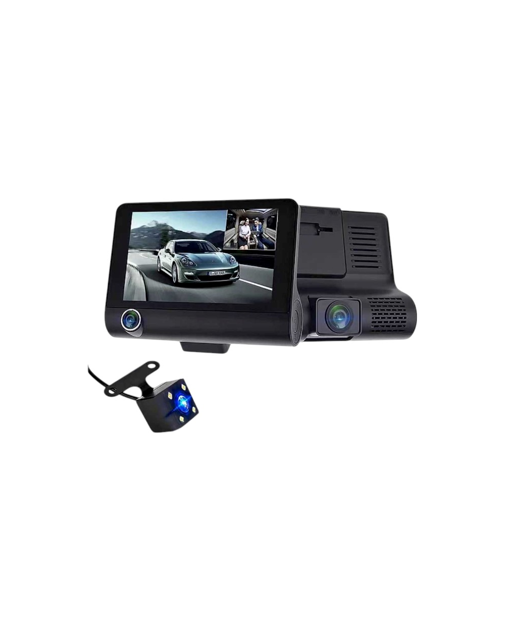 Καταγραφικό αυτοκινήτου με 3 κάμερες - FO-42 - 4"