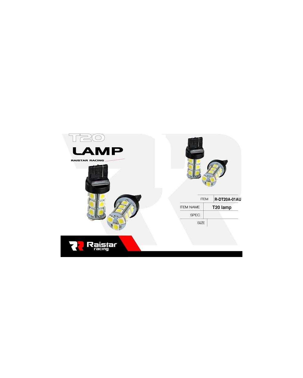 Λαμπτήρας LED - T20 - R-DT20A-01AU