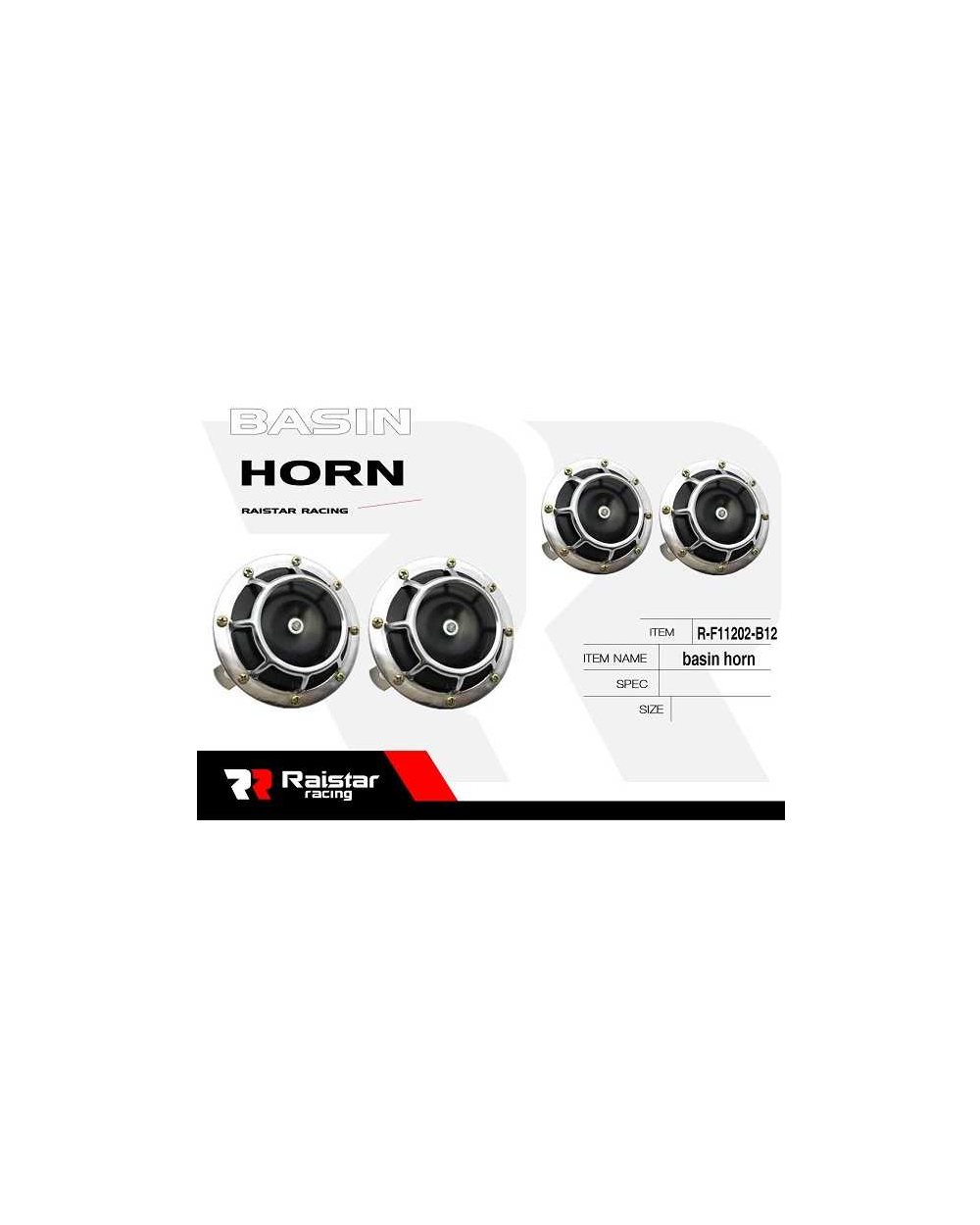 Κόρνα οχημάτων - Basin Horn - R-F11202-B12