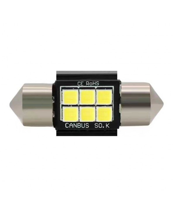Λαμπτήρας LED - 3030-6-31 - Canbus - 2pcs