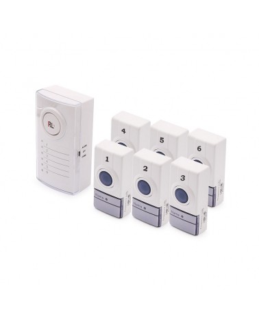 Ασύρματο κουδούνι πόρτας με 6 μπουτόν - RL-0506D