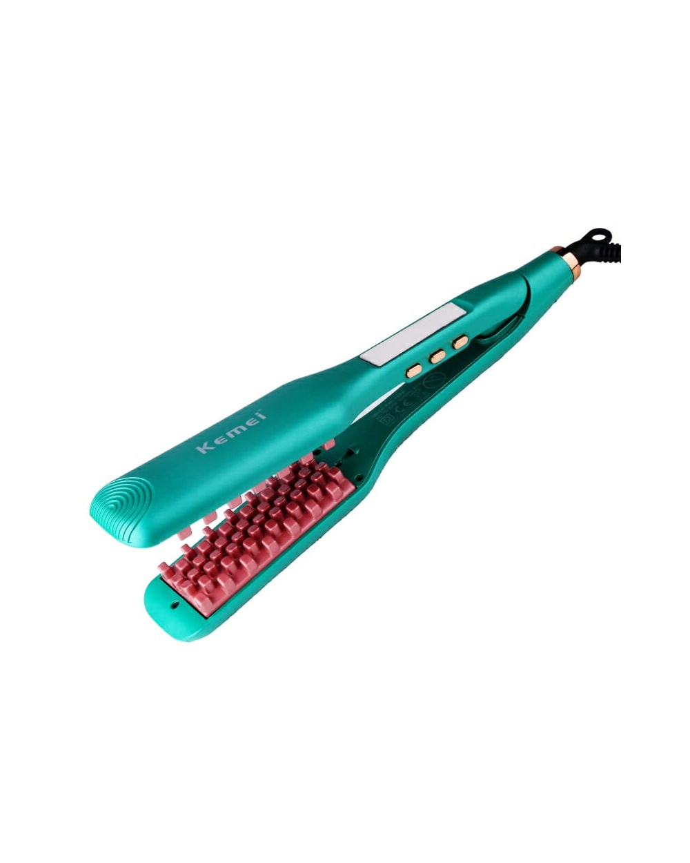 Πρέσα για κυματιστά μαλλιά και όγκο - KM-1228 - Kemei