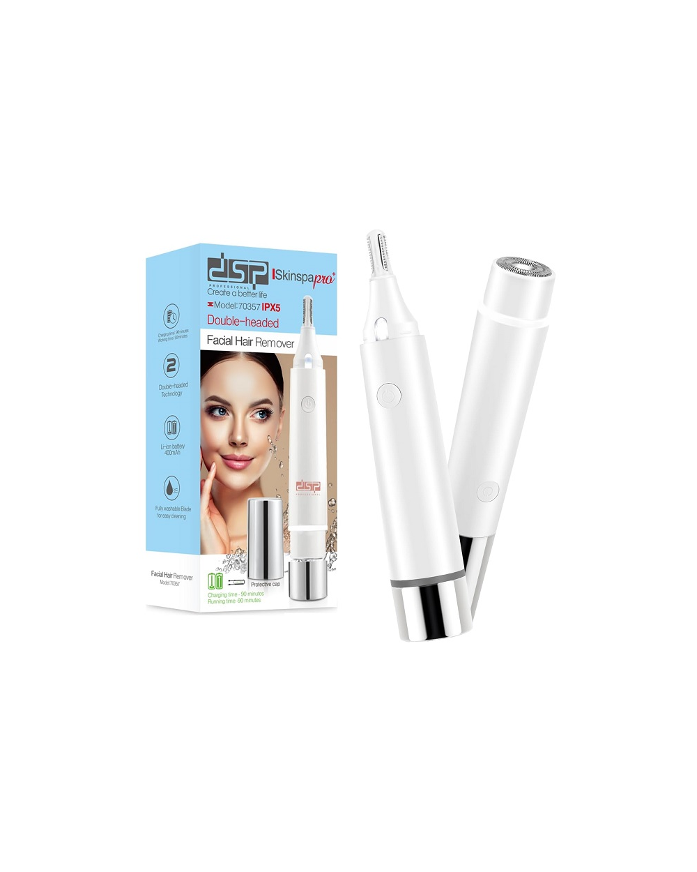 Ξυριστική μηχανή προσώπου - 70357 - 2in1 - DSP