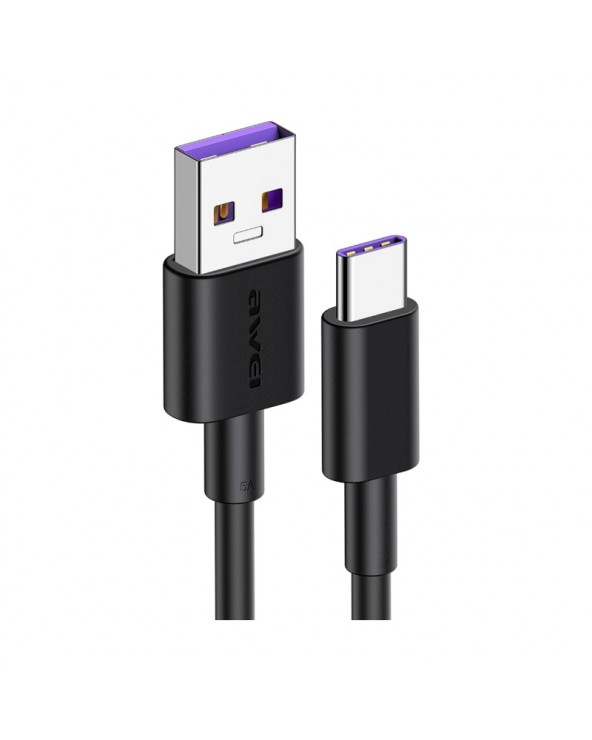 Καλώδιο φόρτισης &amp;amp; data - Type-C - Fast Charge - CL-77T - AWEI