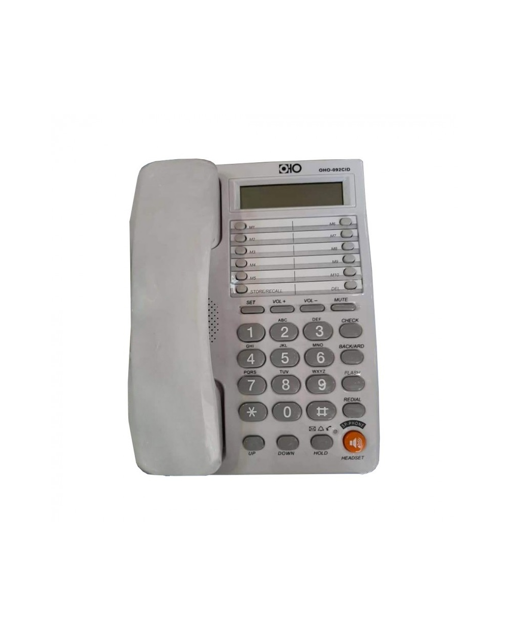 Ενσύρματο σταθερό τηλέφωνο - OHO-092 - 300757 - Grey
