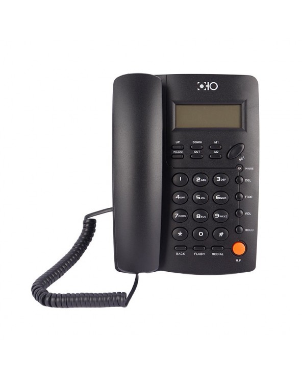 Ενσύρματο σταθερό τηλέφωνο - OHO-03 - 690033 - Black