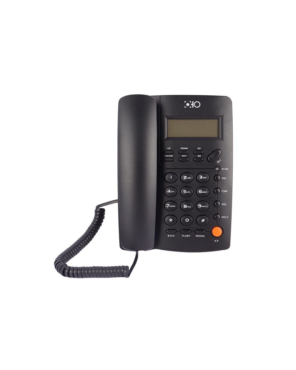 Ενσύρματο σταθερό τηλέφωνο - OHO-03 - 690033 - Black