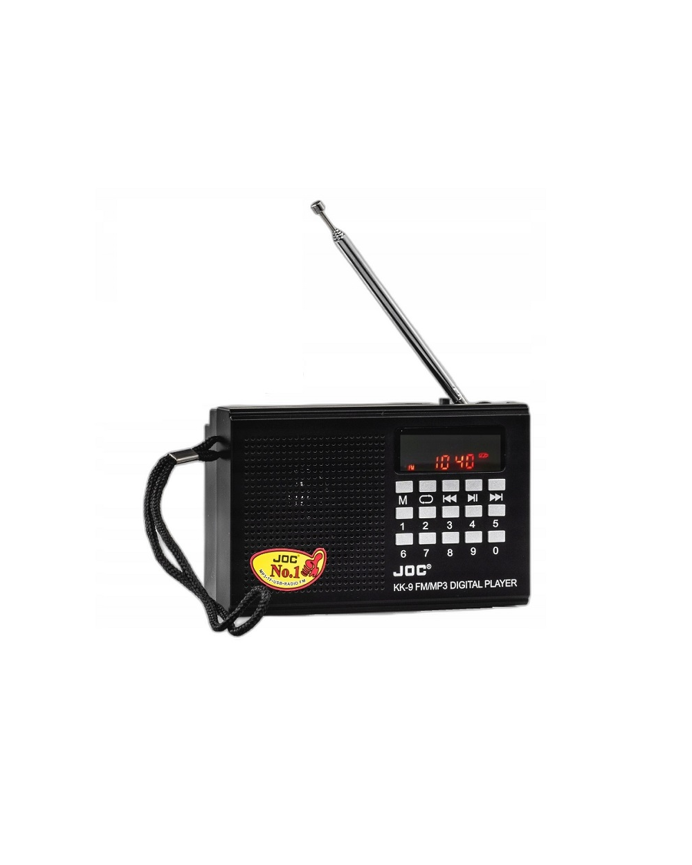 Επαναφορτιζόμενο ραδιόφωνο - JOC-KK9 - 370175 - Black