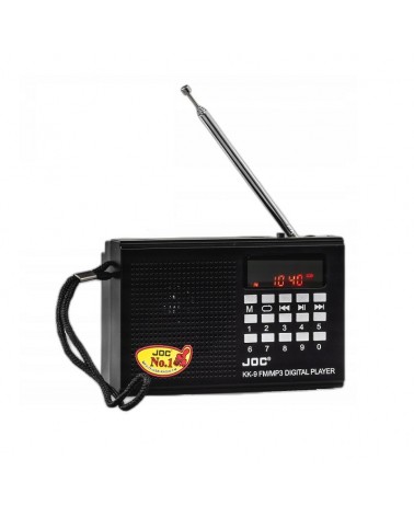 Επαναφορτιζόμενο ραδιόφωνο - JOC-KK9 - 370175 - Black